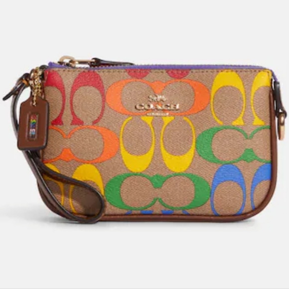 Coach Handbags - COACH Nolita 15 In Rainbow Signature Canvas